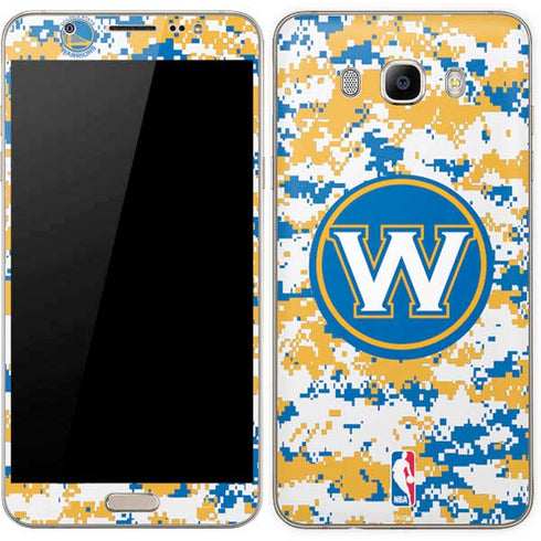 NBA Golden State Warriors Digi Camo Galaxy J7 Skin