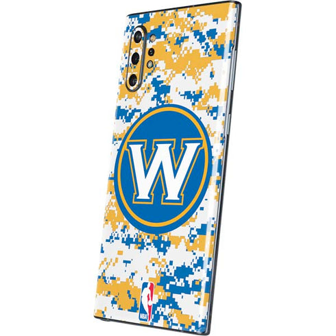 NBA Golden State Warriors Digi Camo Galaxy Note 10 Plus Skin