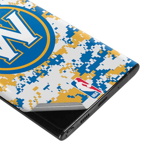 NBA Golden State Warriors Digi Camo Galaxy Note 10 Plus Skin