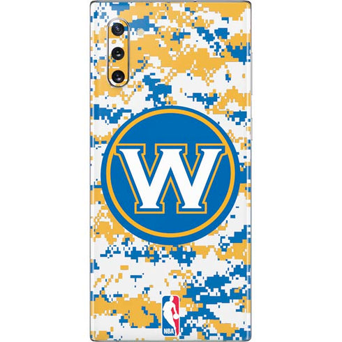 NBA Golden State Warriors Digi Camo Galaxy Note 10 Skin
