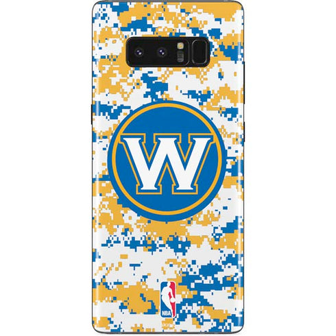 NBA Golden State Warriors Digi Camo Galaxy Note 8 Skin