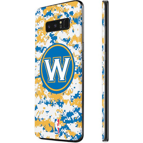 NBA Golden State Warriors Digi Camo Galaxy Note 8 Skin