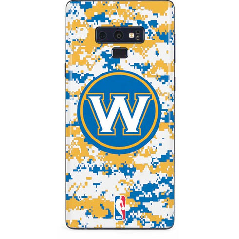 NBA Golden State Warriors Digi Camo Galaxy Note 9 Skin