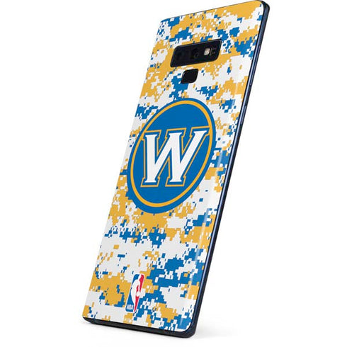 NBA Golden State Warriors Digi Camo Galaxy Note 9 Skin