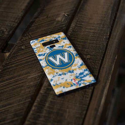NBA Golden State Warriors Digi Camo Galaxy Note 9 Skin