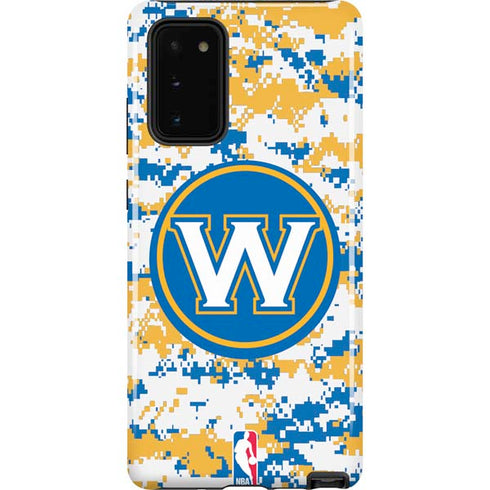 NBA Golden State Warriors Digi Camo Galaxy Note20 5G Pro Case