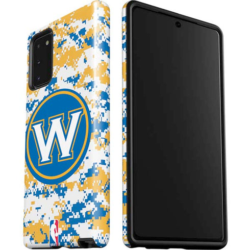 NBA Golden State Warriors Digi Camo Galaxy Note20 5G Pro Case