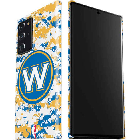 NBA Golden State Warriors Digi Camo Galaxy Note20 Ultra 5G Lite Case