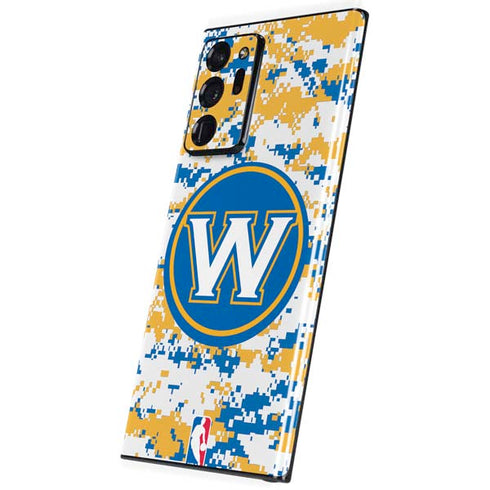 NBA Golden State Warriors Digi Camo Galaxy Note20 Ultra 5G Skin