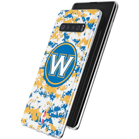 NBA Golden State Warriors Digi Camo Galaxy S10 Skin