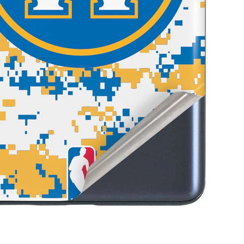 NBA Golden State Warriors Digi Camo Galaxy S20 Fan Edition Skin