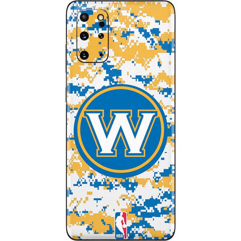 NBA Golden State Warriors Digi Camo Galaxy S20 Plus Skin