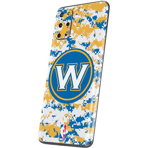 NBA Golden State Warriors Digi Camo Galaxy S20 Plus Skin