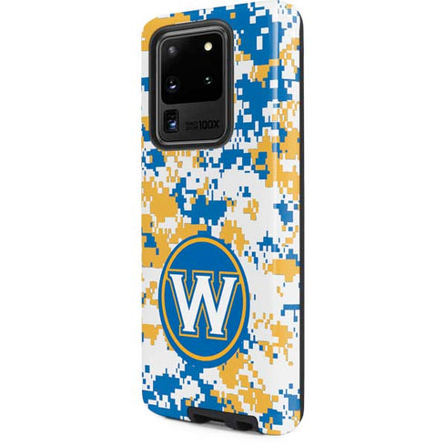 NBA Golden State Warriors Digi Camo Galaxy S20 Ultra 5G Pro Case