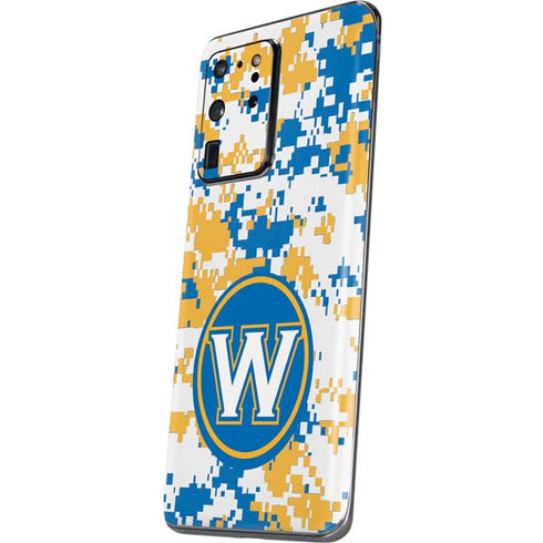 NBA Golden State Warriors Digi Camo Galaxy S20 Ultra 5G Skin