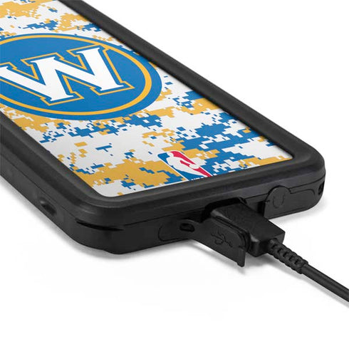 NBA Golden State Warriors Digi Camo Galaxy S20 Waterproof Case