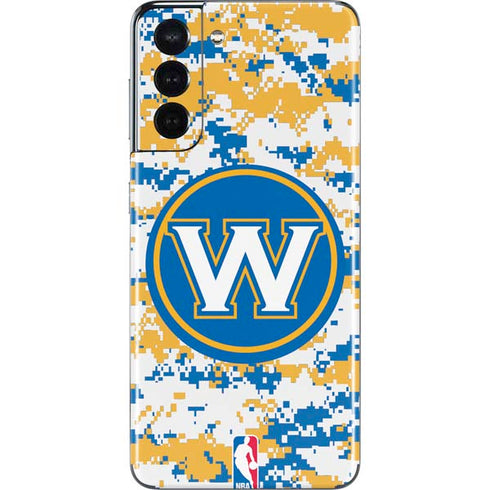 NBA Golden State Warriors Digi Camo Galaxy S21 5G Skin