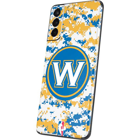 NBA Golden State Warriors Digi Camo Galaxy S21 5G Skin