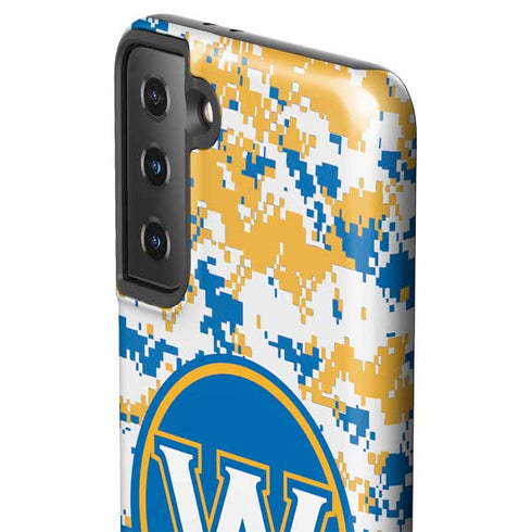 NBA Golden State Warriors Digi Camo Galaxy S21 FE Pro Case