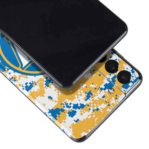NBA Golden State Warriors Digi Camo Galaxy S21 Plus 5G Skin