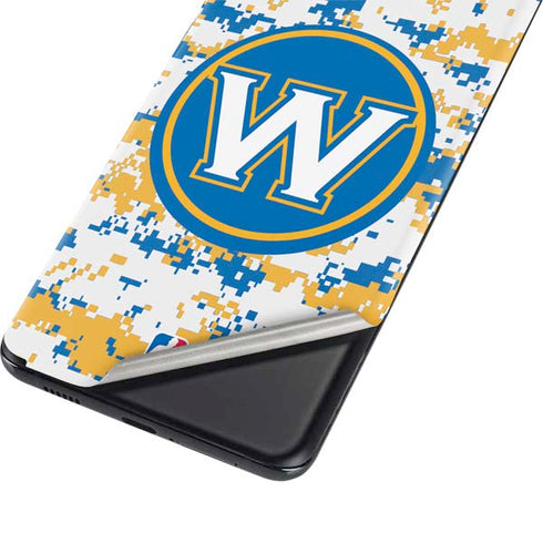 NBA Golden State Warriors Digi Camo Galaxy S21 Plus 5G Skin