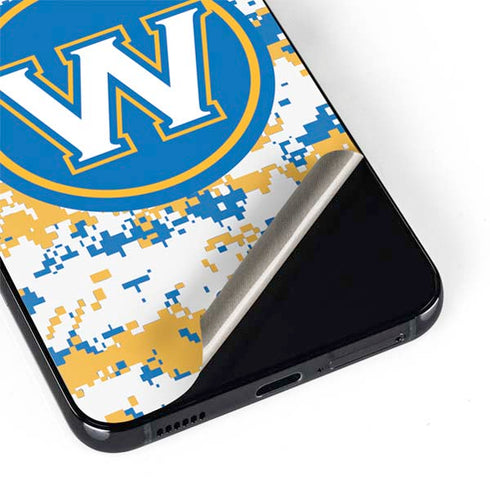 NBA Golden State Warriors Digi Camo Galaxy S22 Plus Skin