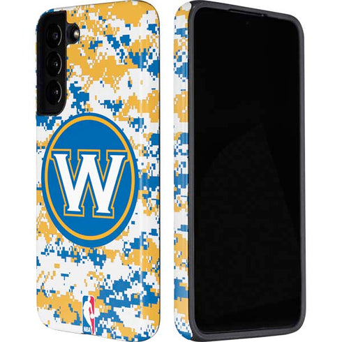 NBA Golden State Warriors Digi Camo Galaxy S22 Pro Case