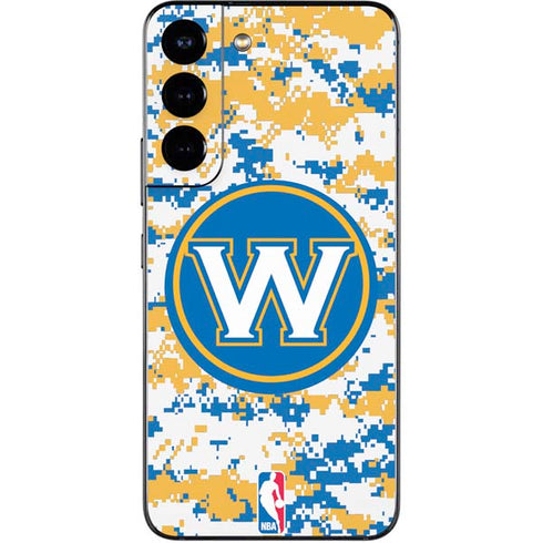NBA Golden State Warriors Digi Camo Galaxy S22 Skin
