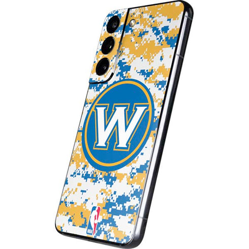 NBA Golden State Warriors Digi Camo Galaxy S22 Skin