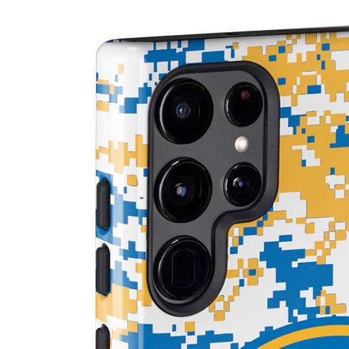 NBA Golden State Warriors Digi Camo Galaxy S22 Ultra Pro Case