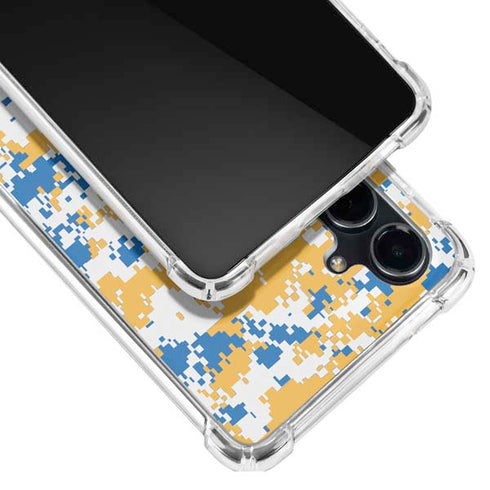 NBA Golden State Warriors Digi Camo Galaxy S23 FE Clear Case