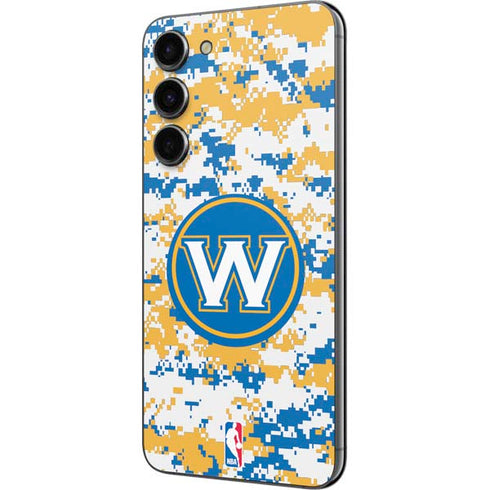 NBA Golden State Warriors Digi Camo Galaxy S23 Plus Skin