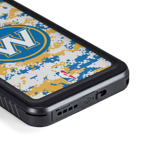 NBA Golden State Warriors Digi Camo Galaxy S23 Plus Waterproof Case