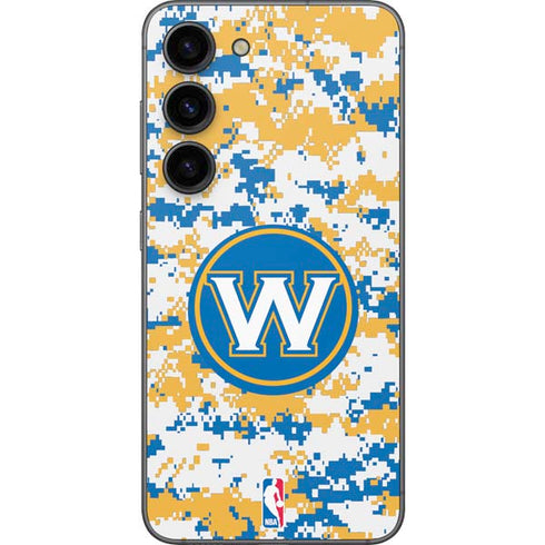 NBA Golden State Warriors Digi Camo Galaxy S23 Skin