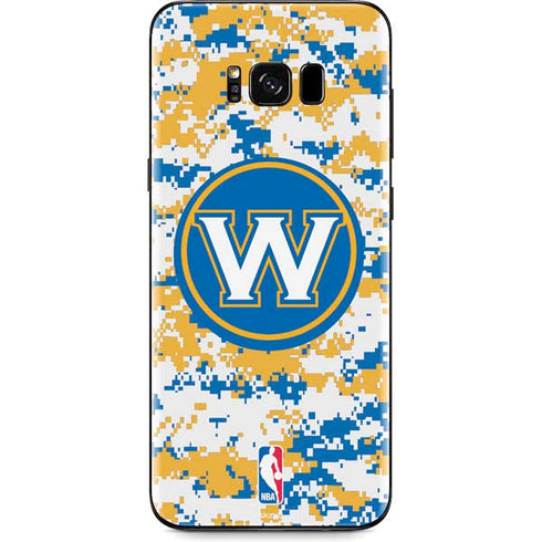 NBA Golden State Warriors Digi Camo Galaxy S8 Skin