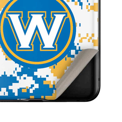 NBA Golden State Warriors Digi Camo Galaxy Z Flip Skin