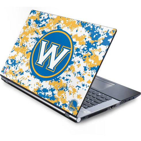 NBA Golden State Warriors Digi Camo Generic Laptop Skin
