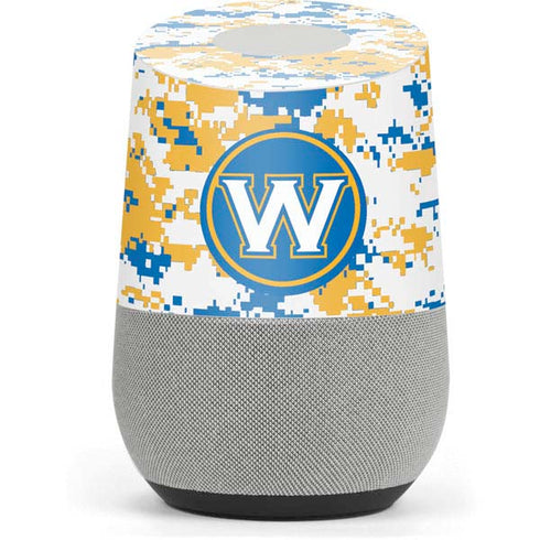 NBA Golden State Warriors Digi Camo Google Home Skin