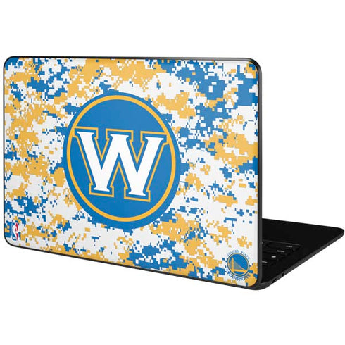 NBA Golden State Warriors Digi Camo Google Pixelbook Go Skin