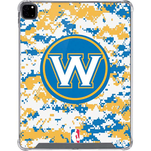NBA Golden State Warriors Digi Camo iPad Pro 12.9in (2020) Clear Case