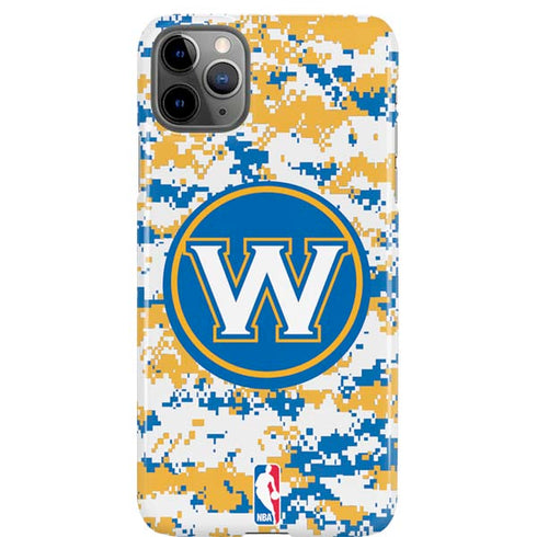 NBA Golden State Warriors Digi Camo iPhone 11 Pro Max Lite Case