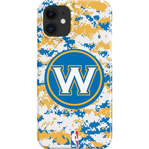 NBA Golden State Warriors Digi Camo iPhone 12 Mini Lite Case