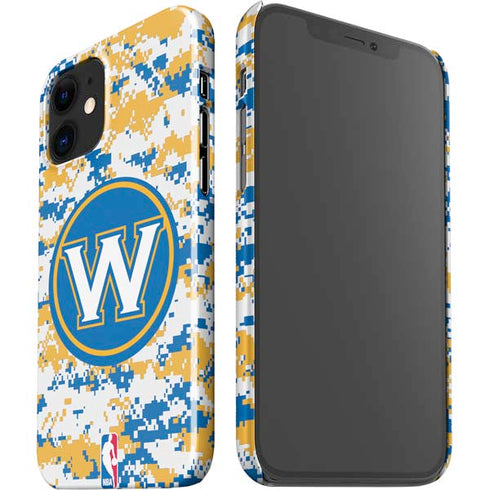 NBA Golden State Warriors Digi Camo iPhone 12 Mini Lite Case