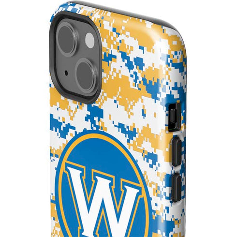 NBA Golden State Warriors Digi Camo iPhone 13 Impact Case