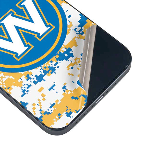 NBA Golden State Warriors Digi Camo iPhone 14 Plus Skin