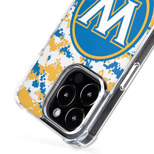 NBA Golden State Warriors Digi Camo iPhone 15 Pro Max MagSafe Case