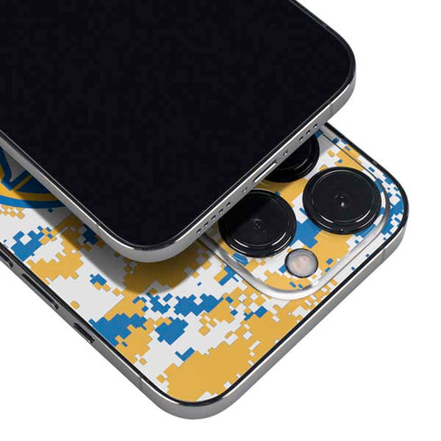 NBA Golden State Warriors Digi Camo iPhone 14 Pro Skin