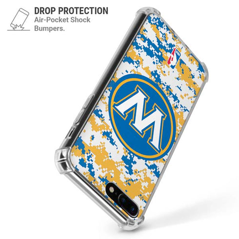 NBA Golden State Warriors Digi Camo iPhone 7/8 Plus Clear Case
