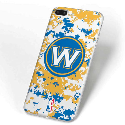 NBA Golden State Warriors Digi Camo iPhone 7 Plus Skin