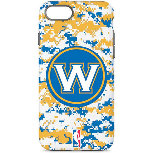 NBA Golden State Warriors Digi Camo iPhone 7 Pro Case